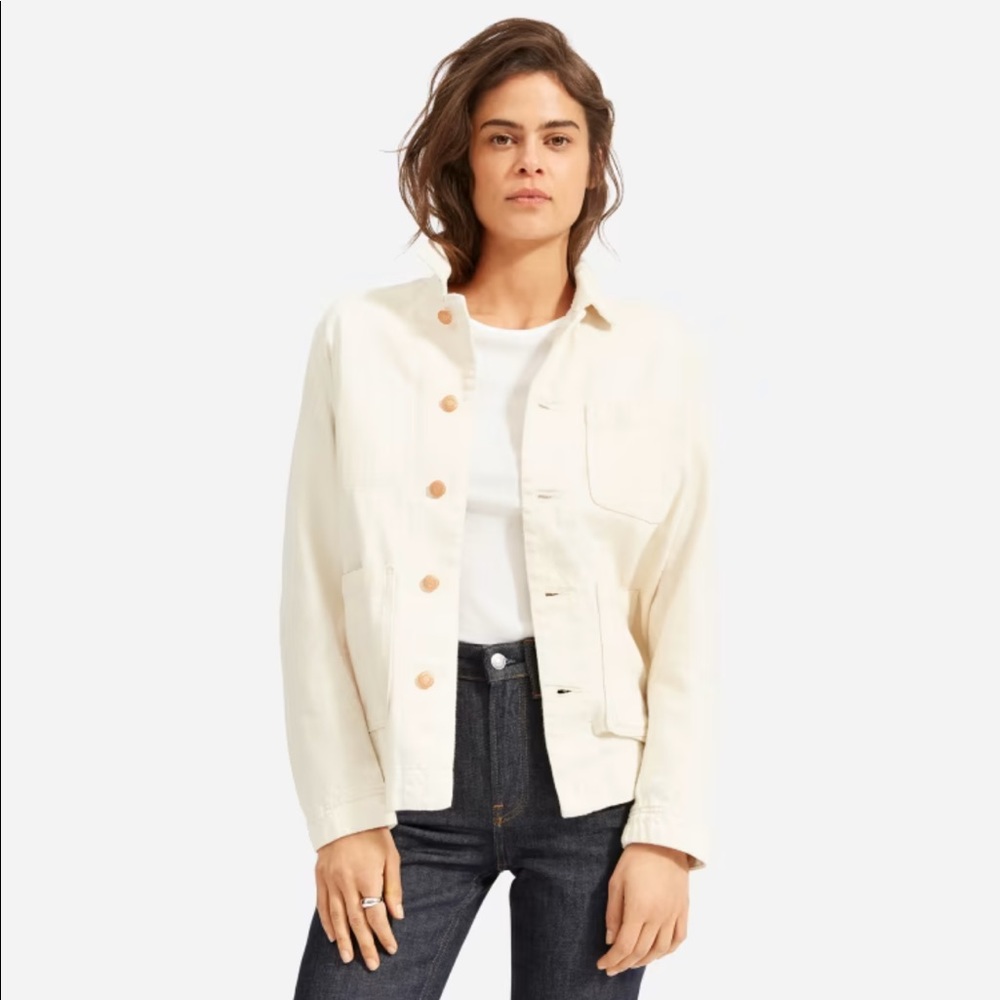 The Denim Chore Jacket Bone